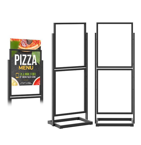 2 Tier Double-side Poster Stand